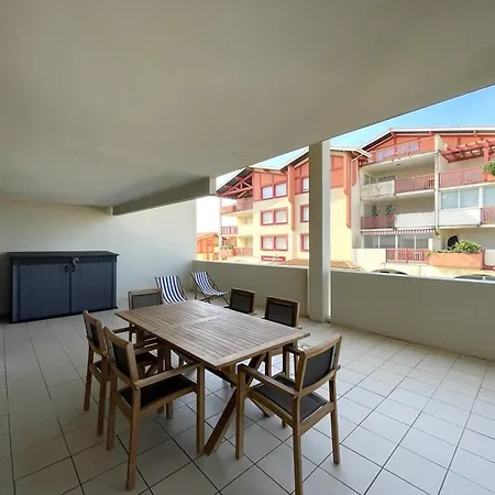 Apartmán T2 Avec Terrasse Et Vue Ocean A Vieux-boucau - Fr-1-379-176 *